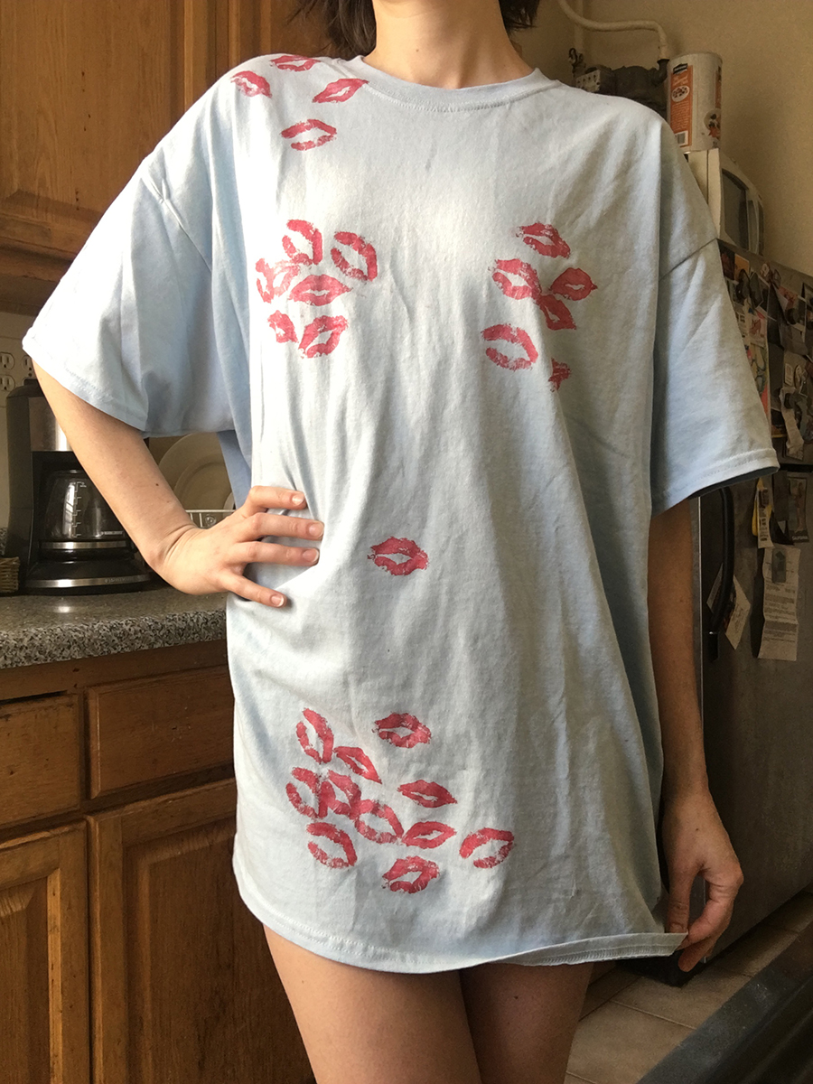 Remember to be Loving, 2020 <br>screen print on cotton tee shirt